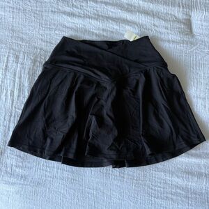 Aerie Offline Crossover Black Skort NWT